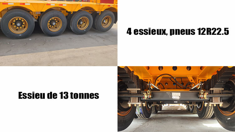 Semi Remorque Porte Engin &agrave; 4 Essieux Comet &agrave; Vendre en Tunisie