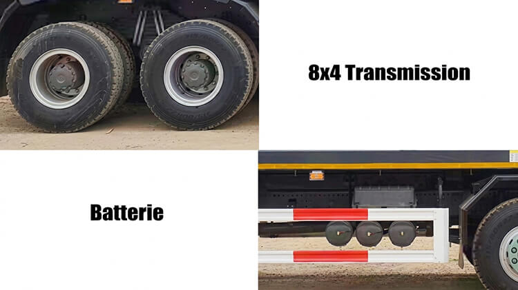 Camion Sinotruk Howo Benne 8x4 12 Roues Prix en Matadi Congo