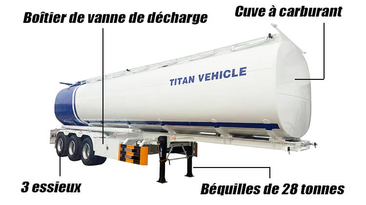 Citerne &agrave; Carburant 3 Essieux Neuf &agrave; Vendre au Cameroun