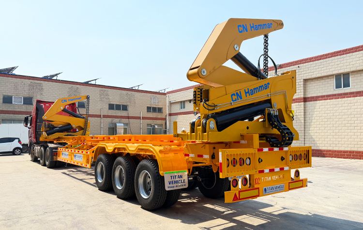 Semi Remorque Side Loader pour Conteneur CN Hammar &agrave; Vendre &agrave; Dakar S&eacute;n&eacute;gal