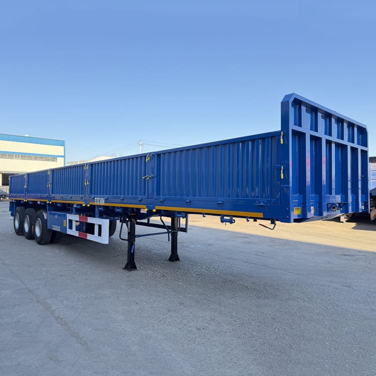 Remorque pour camion à parois latérales