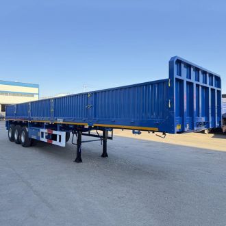 Remorque pour camion à parois latérales