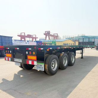 Semi Remorque Plateau Fruehauf